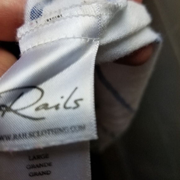 RAILS lily positano striped lace up tunic top - Picture 11 of 15